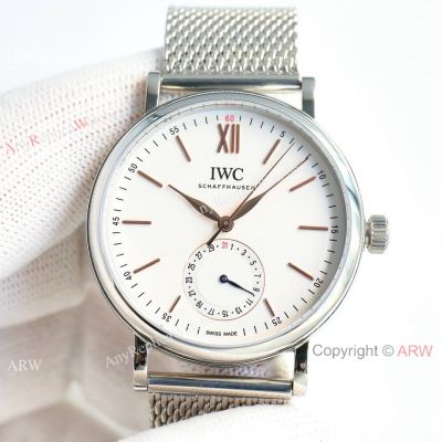 Swiss Replica IWC Portofino Pointer Date 2824 Watch Rose Gold Hands